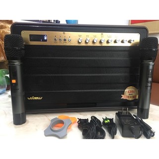 Loa bluetooth karaoke vimu/w-king k6l công suất 120w 2 míc đi kèm/w-king k6s/k6 plus