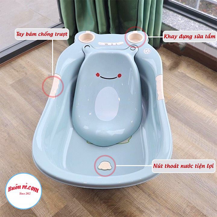 Chậu tắm ếch cho bé hàng Việt Nhật Cao Cấp -Thau tắm cho bé sơ sinh  -Buôn rẻ 01284 AMIZIN