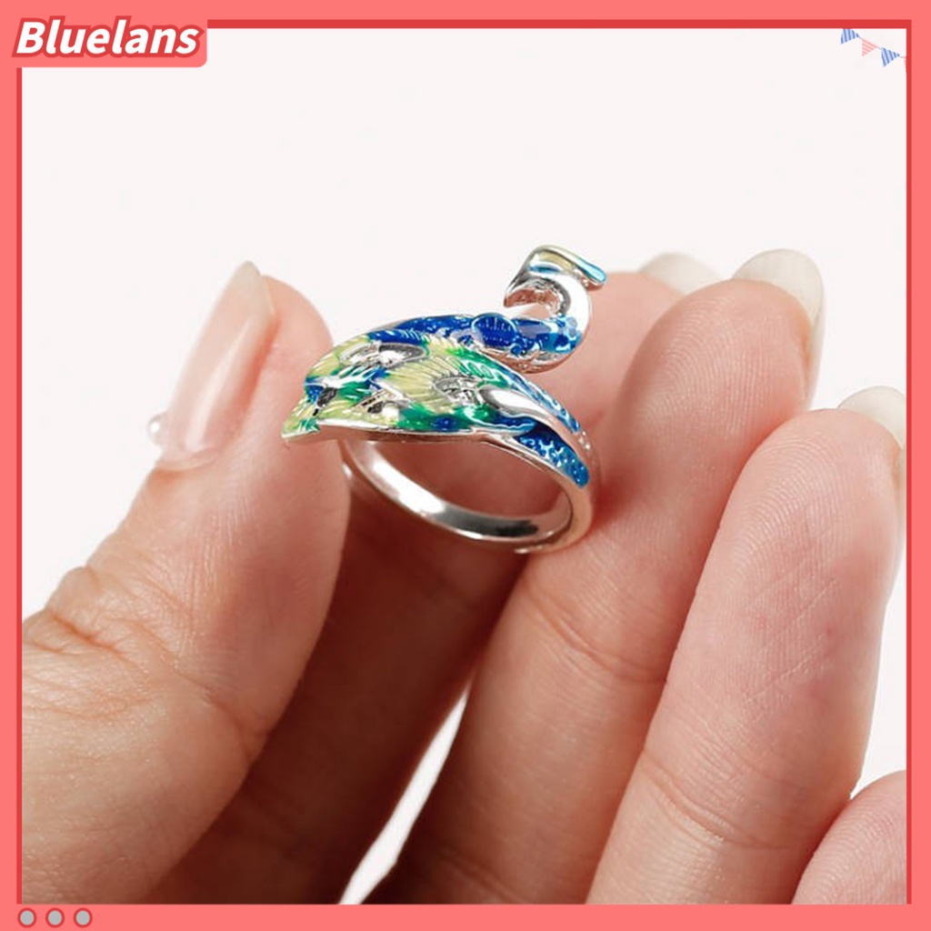 Vòng Đeo Tay Mạ Điện Hình Chim Công Nhiều Màu Sắc Dành Cho Nữ