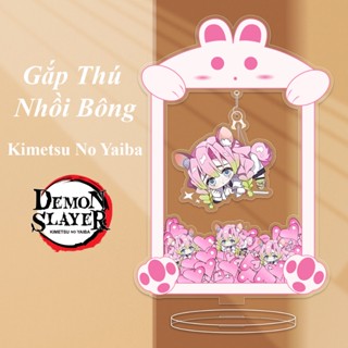 Mô Hình Gắp Thú Nhân Vật Anime Thanh Gươm Huỷ Diệt Standee Kimetsu No Yaiba Standee Chibi Có Kèm Thêm Móc Khoá