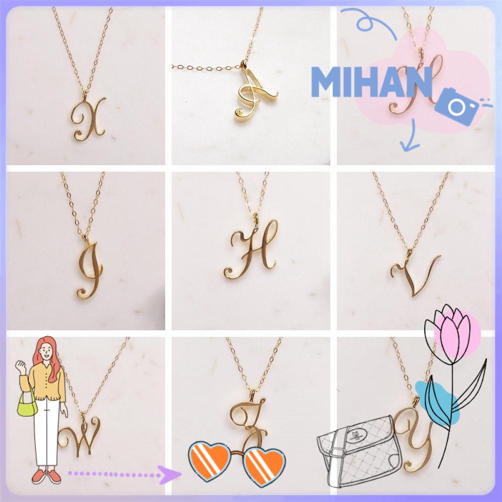Dây chuyền mặt 26 chữ cái từ A đến Z thời trang sang trọng thời thượng
