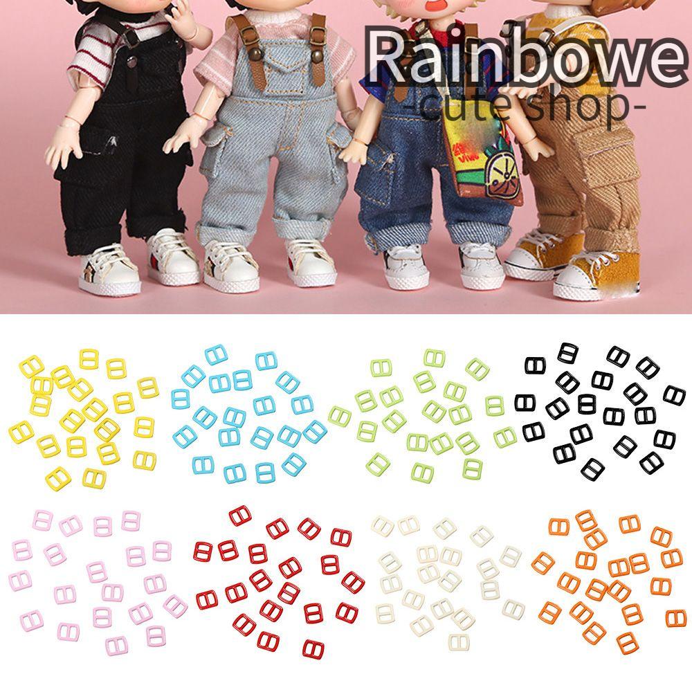 Nút thắt lưng mini 3mm chất lượng cao 11 màu tùy chọn cho túi xách búp bê