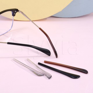1 cặp vỏ bọc móc tai / mắt kính bằng silicone chống trượt
