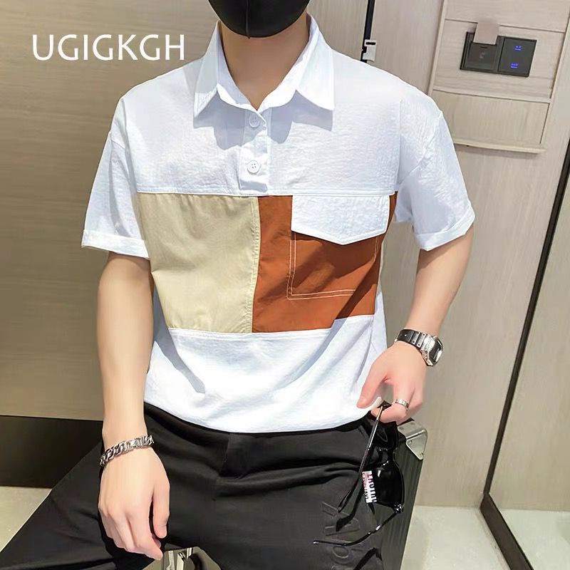 Áo polo Mỏng Tay Ngắn Thời Trang Mùa Hè Dễ Phối Đồ Cho Nam