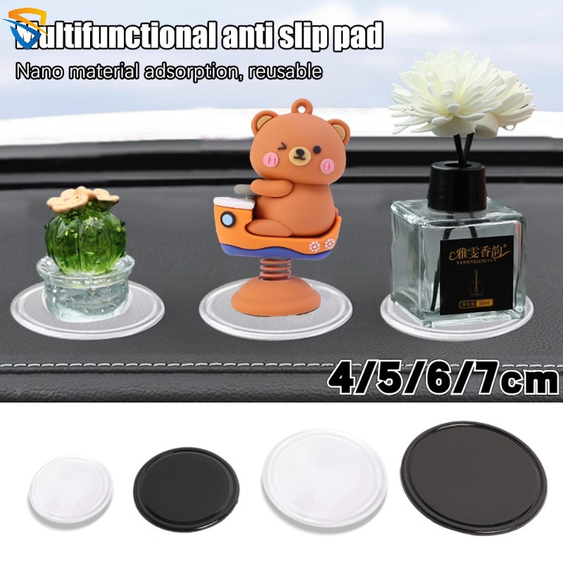 1 Miếng Dán Nano Chống Trượt Đa Năng Hình Tròn Dùng Để Giữ Điện Thoại / Chìa Khóa