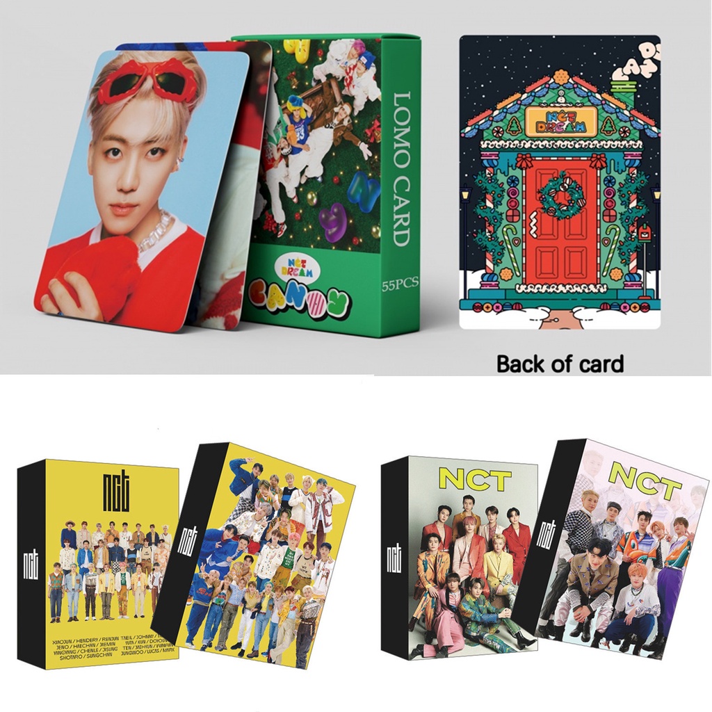 Set 50-55 Tấm Ảnh Lomo Card HOLOGRAPHIC Nhóm Nhạc NCT DREAM 127