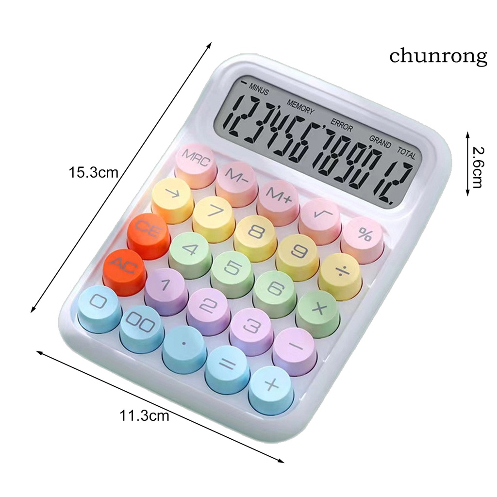 Máy Tính Cầm Tay Màn Hình Tròn Cỡ Lớn Tiện Dụng Cho Gia Đình / Văn Phòng Máy Tính Cho Học Sinh