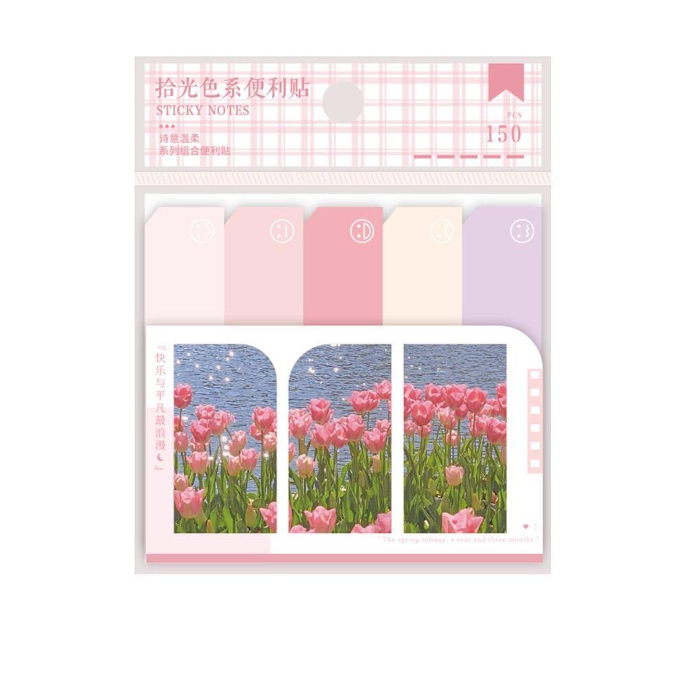 Bộ 150 Tờ Giấy Ghi Chú Màu Gradient Chuyên Dụng Cho Học Sinh