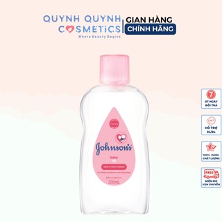 Dầu mát xa dưỡng ẩm Johnson's Baby Oil 200ml