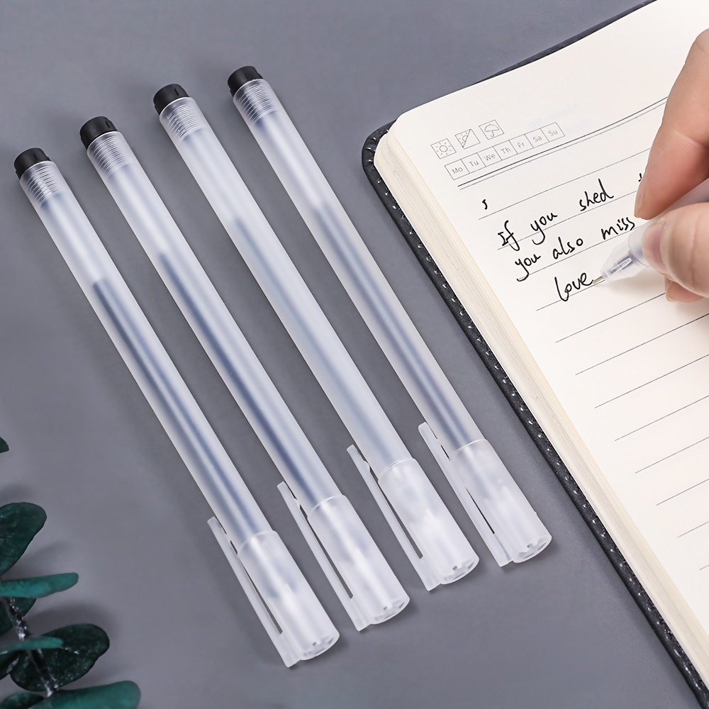 Simple Bút Bi Dạng Lỏng Màu Đen Siêu Mịn Dùng Viết Loại Đẩy Lên