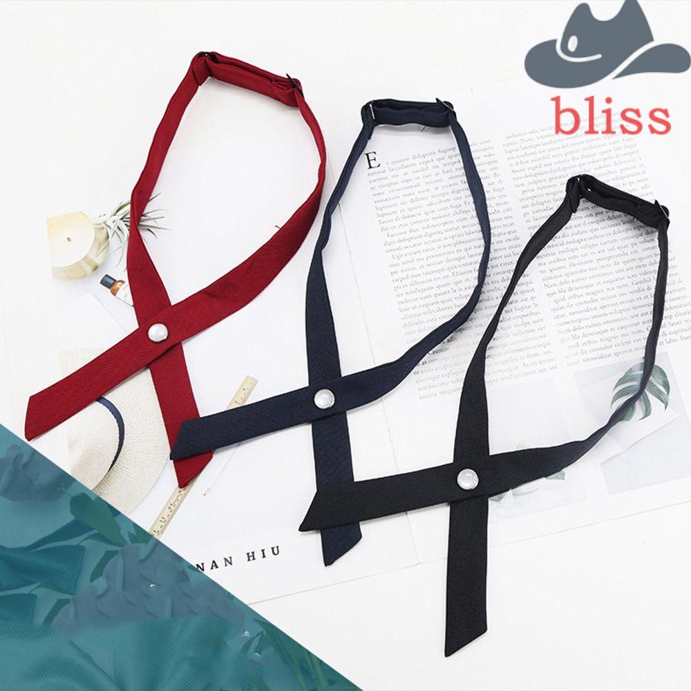 Cà Vạt Nơ Chéo Có Thể Điều Chỉnh Màu Sắc Trơn Phong Cách Vintage Cho Nam