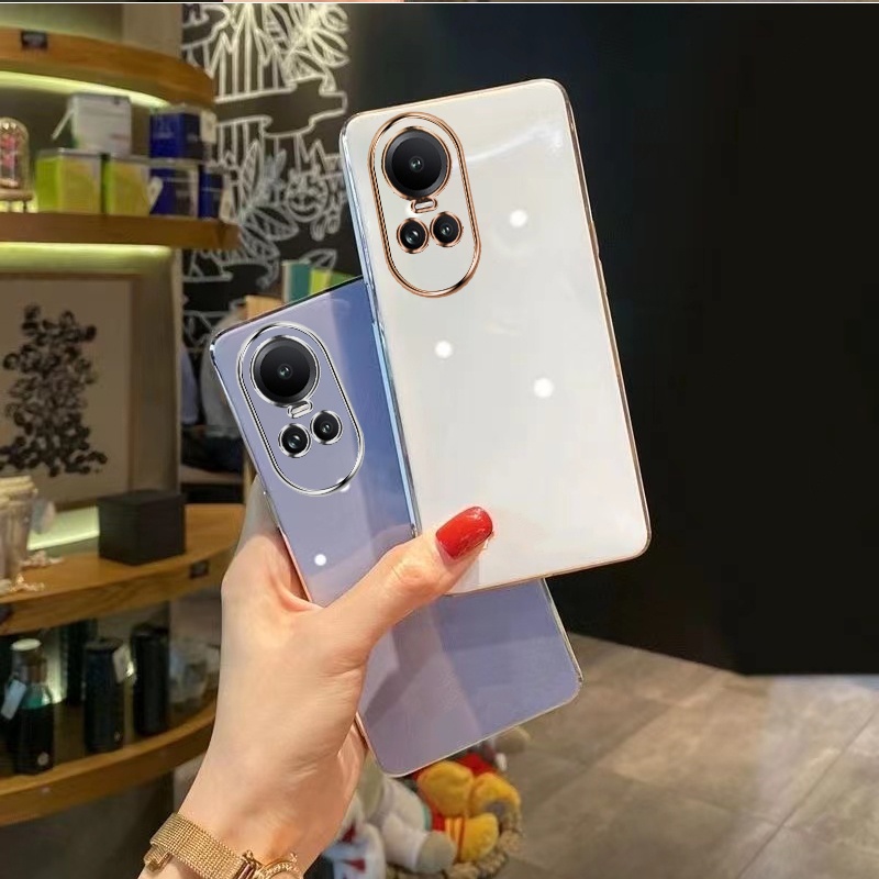 Ốp lưng OPPO Reno 10 5G Ốp Điện Thoại Viền Thẳng Cho OPPO Reno 10 Pro 5G / Reno 8T 5G / Reno 8Z 5G / Reno 7Z 5G / Reno 8 / Reno 7 / Reno 10 5G ZB