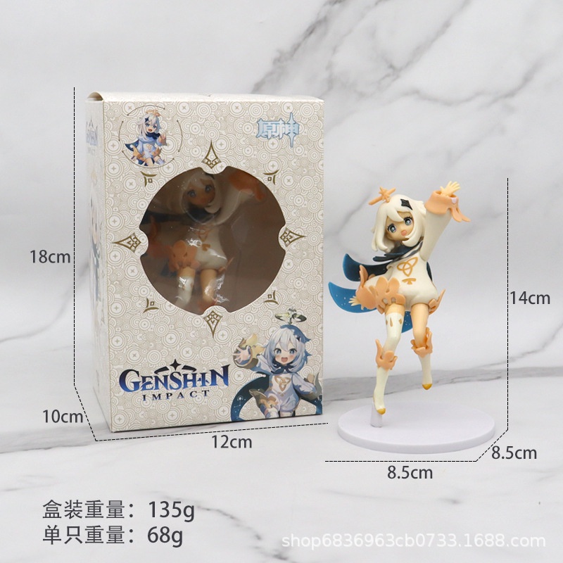 Genshin Mô Hình Nhân Vật paimon klee hu tao Ventti eula