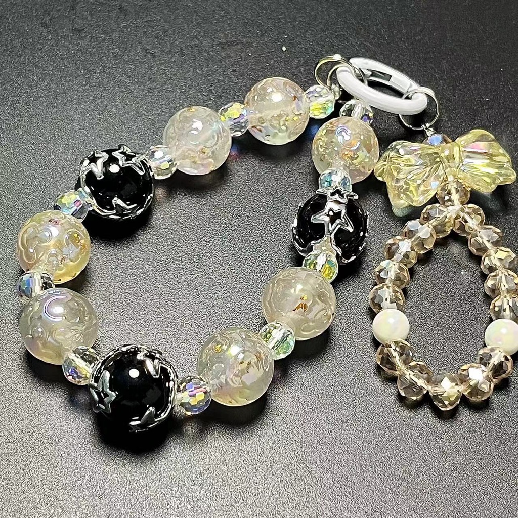 Chuỗi Hạt Hình Ngôi Sao Dạ Quang Treo Trang Trí Điện Thoại