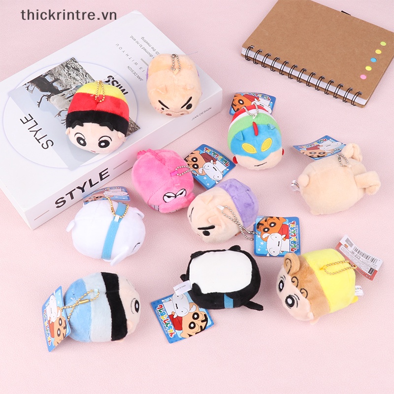 Móc Khóa Hình Shin-chan Nhồi Bông Mềm Mại Đáng Yêu