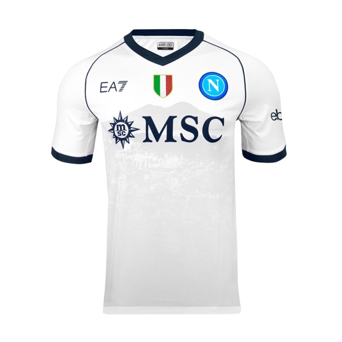 Áo Thun Số 23 24 Napoli Câu Lạc Bộ Napoli Sân Khách KVARATSKHELIA