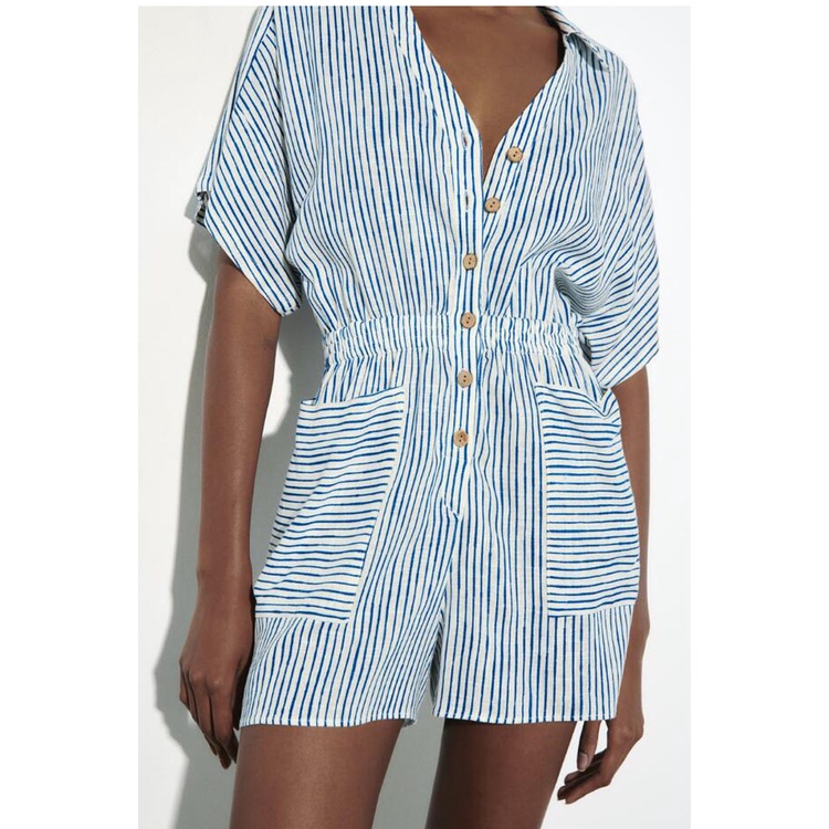 Zara Đầm Kẻ Sọc Thời Trang Thanh Lịch Cho Nữ7735518 7826518