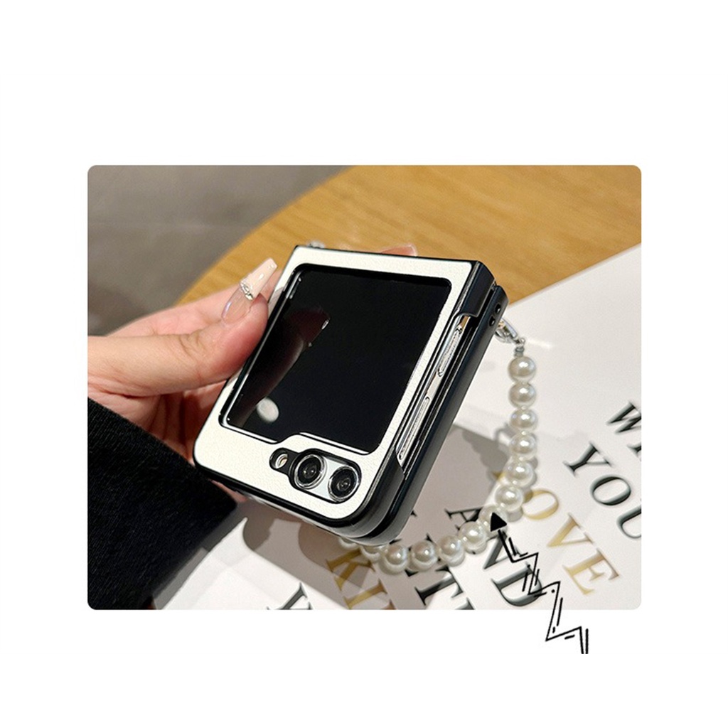 Bao Da Điện Thoại Nắp Gập Hình Trái Tim / Gấu Đính Đá Cho samsung galaxy case z flip 4g 5 4 3 5g z flip5 zflip5 flip4 zflip3