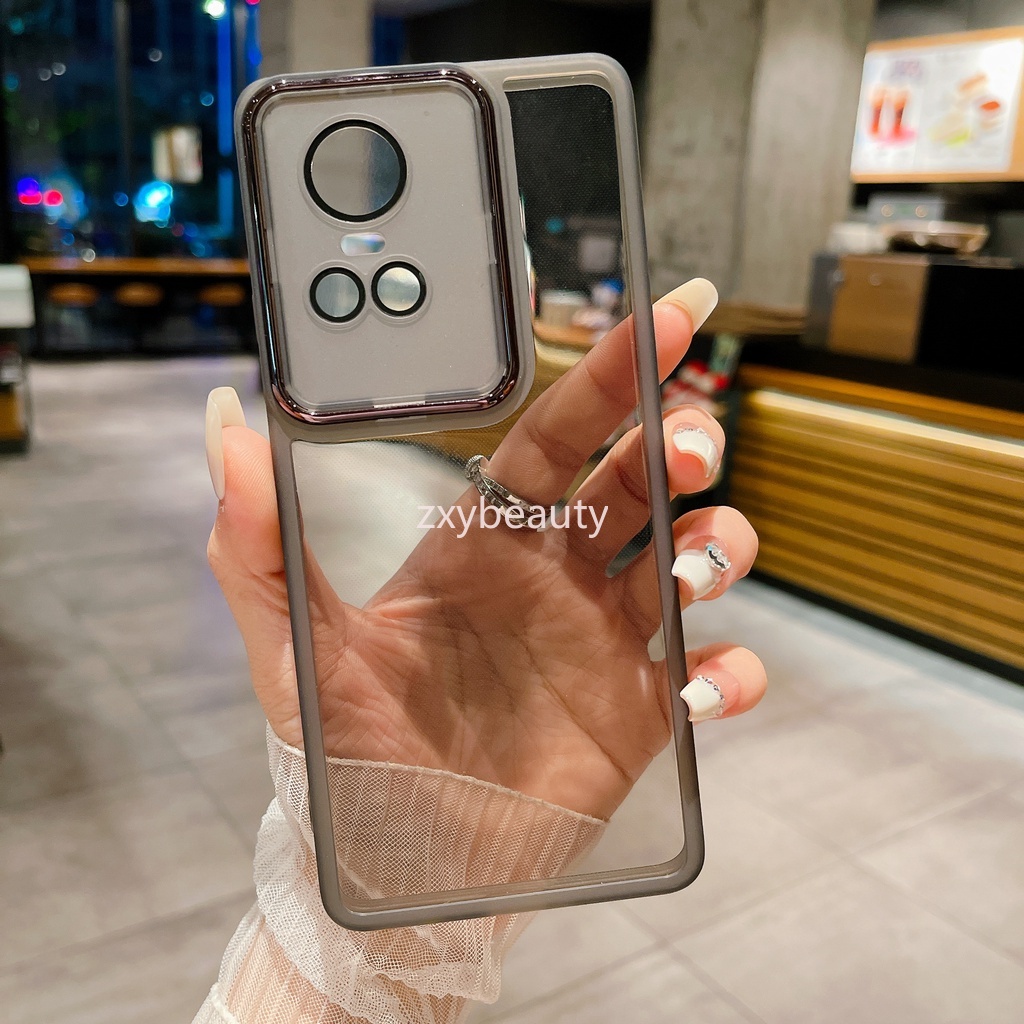 Ốp Điện Thoại Silicon Dẻo Vuông Mạ Màu OPPO Reno 10 Pro Plus 5G 2023 Reno10 Reno10Pro 10Pro 10ProPlus 10Pro +