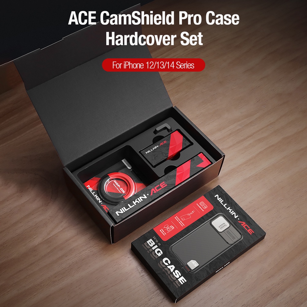 Ốp Điện Thoại Nillkin Ace CamShield Pro Có Dây Đeo Nam Châm Cho iPhone 14 Pro Max 14 Plus 13 Pro Max 12 Pro Max 13 12 Pro