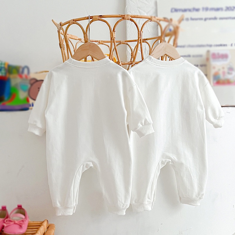 Bộ Áo Liền Quần Dài Tay Thời Trang Mùa Thu Cho Bé