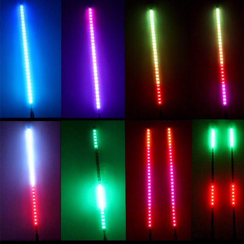 Ăng Ten Đèn LED RGB 24V 12V Cảnh Báo Nhiều Màu Sắc Gắn Trong Xe Hơi / Xe Tải / Tàu Thuyền