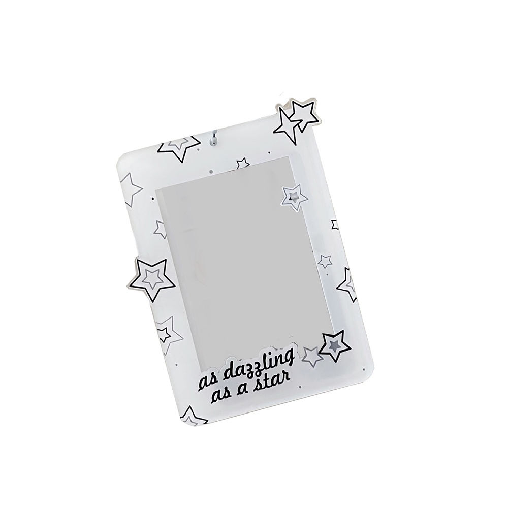 Card sleeve display holder photo protection case mặt dây chuyền phim hoạt hình ngọt ngào dễ thương keychain