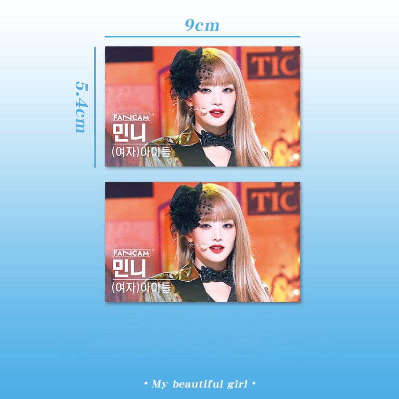 7 cái / bộ (g) i-dle k-fancam bìa ảnh photocards thẻ lomo yuqi miyeon minnie soyeon shuhua gidle kpop bưu thiếp giá rẻ ht