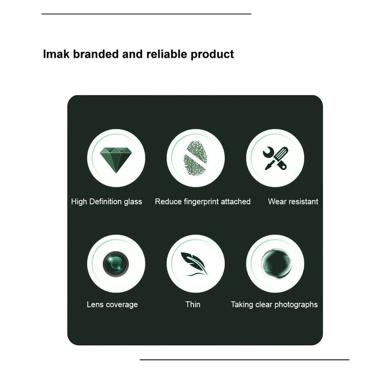 Nguyên bản imak viền đen ống kính máy ảnh phim honor magic v2 5g hd kính cường lực bảo vệ màn hình phim bảo vệ