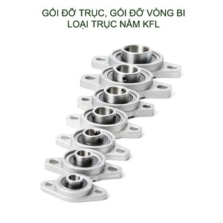 01 Gối đỡ trục, gối đỡ vòng bi loại nằm KFL, làm bằng hợp kim chắc chắn