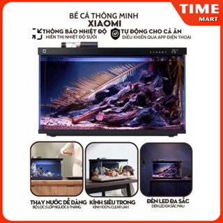 Bể cá thông minh Xiaomi Mijia 20L MYG100 và bộ cảnh quan. Cho ăn và ánh sáng sưởi tự động. Bể thủy sinh điều khiển APP