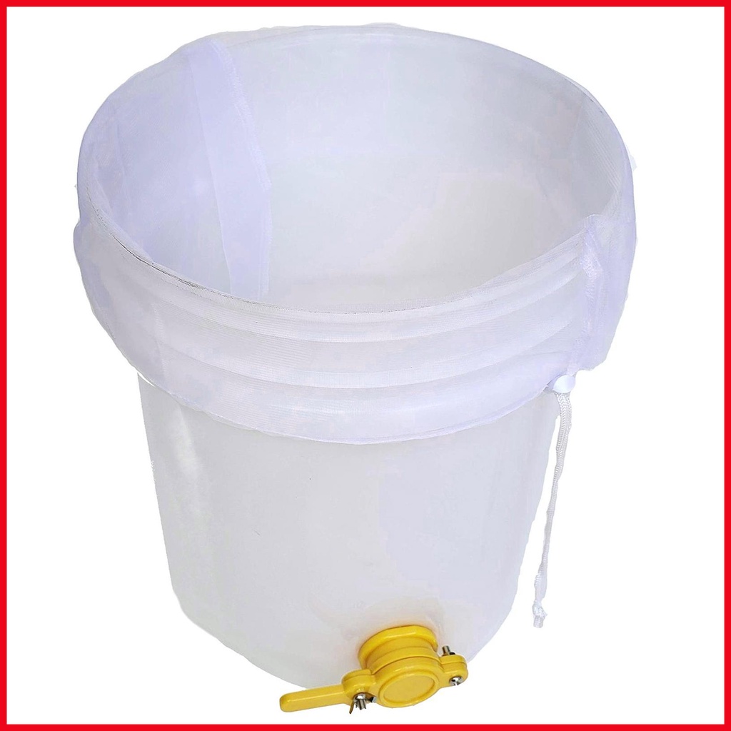 Túi đựng bia lạnh túi đựng sữa hạt để lọc 2 chiếc túi lọc cực lớn 5 gallon với túi lưới mịn và iadvn