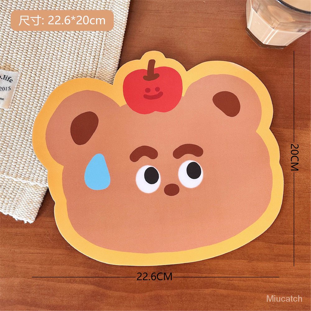 Miếng Lót Chuột Máy Tính Chống Trượt Hình Chú Chó Hoạt Hình Dễ Thương