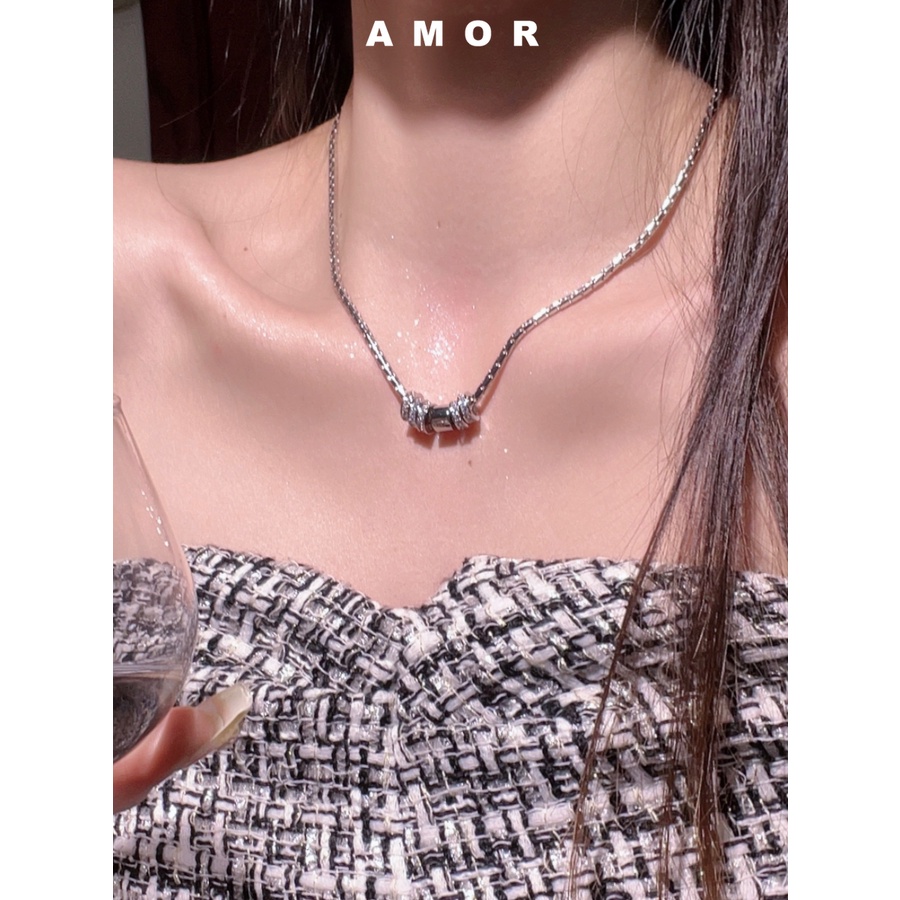 Mặt dây chuyền kim cương vòng cổ thời trang nữ nam