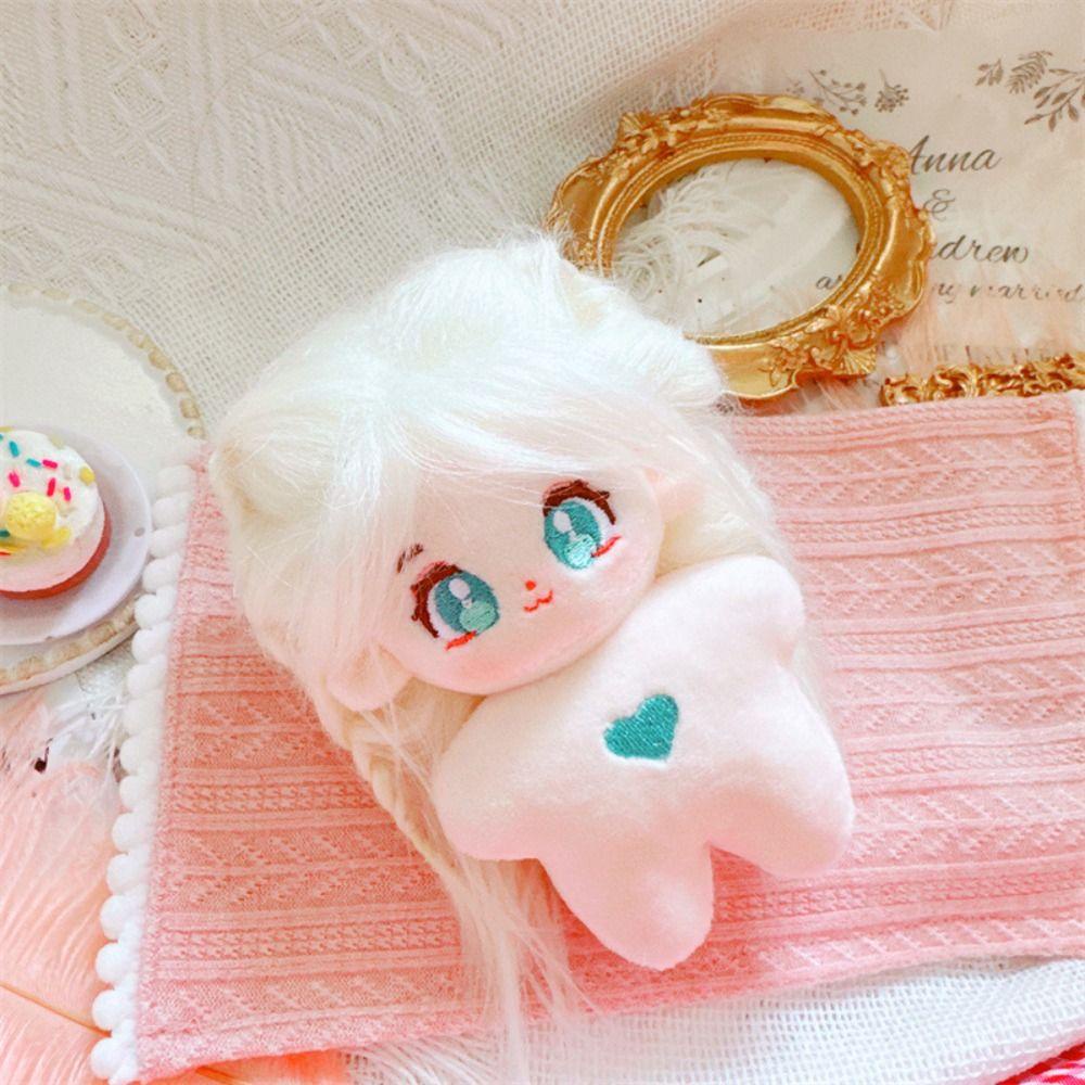 Đồ chơi búp bê ngôi sao MMULCK nhồi bông PP 10cm mềm mại không mặc quần áo