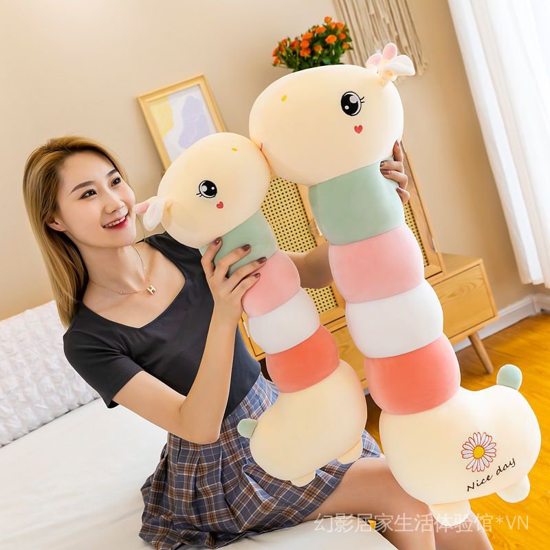 Cute giraffe plush toy doll doll pillow sleeping with children's doll Doll Doll bed leg clip 10RJ