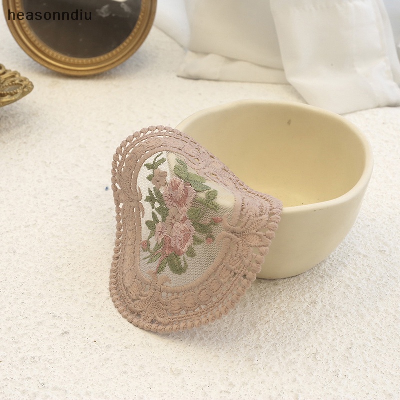 Heasonndiu vintage lace coaster placemat thêu bát ly cà phê coaster plate mat vn