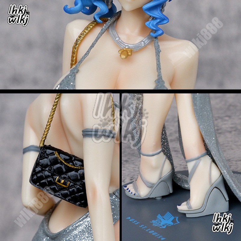Hình hành động 26 cm uss st louis azur lane váy dạ hội cởi trang trí phòng không có hộp mô hình búp bê