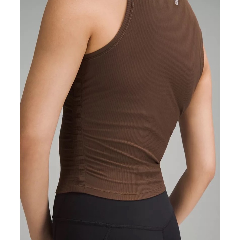 Áo Lulu All It Takes Ribbed Nulu Tank Top Áo thun ba lỗ cao cổ