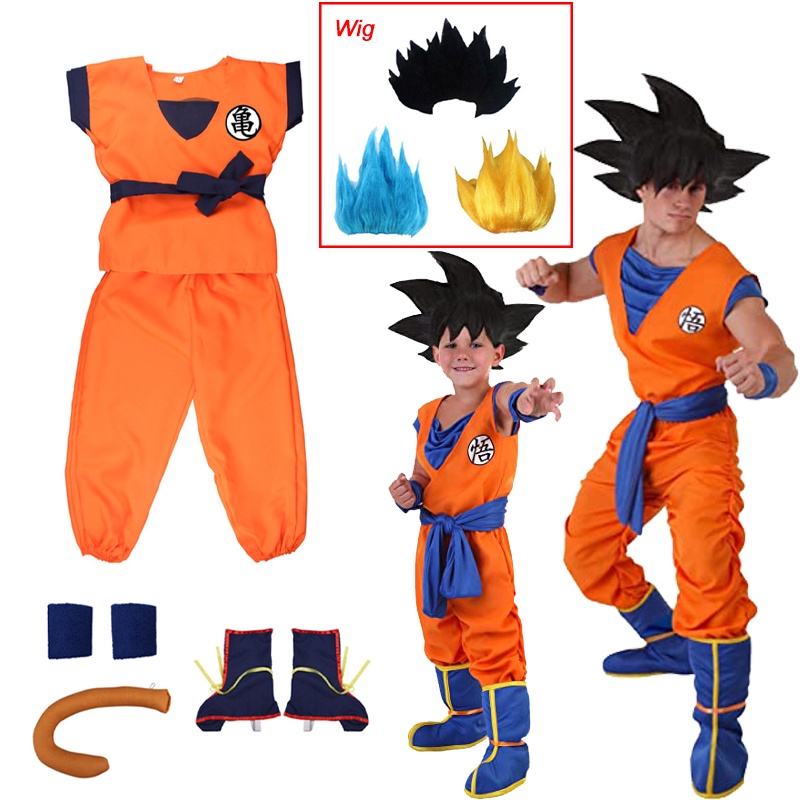 Halloween anime dragon ball trang phục cho trẻ em boy son goku cosplay halloween carnival party trang phục sinh nhật cho trẻ em boy