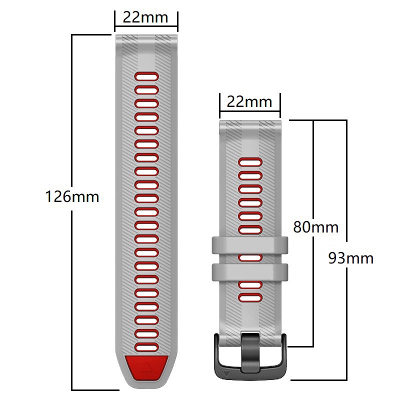 Dây đeo cho garmin forerunner 965 955solar / forerunner945 935 / forerunner745 xt / descent g1 dây đeo silicon