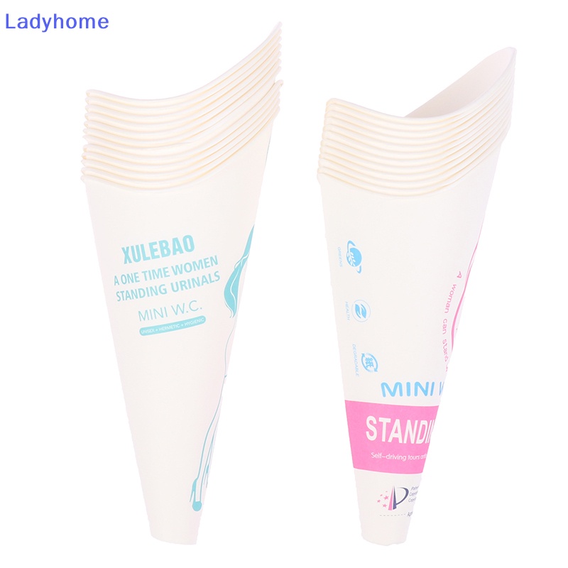 Lady 12pc / lốc giấy dùng một lần thiết bị đi tiểu phụ nữ đứng lên đi tiểu cho du lịch cắm trại di động nữ ngoài trời toil vn