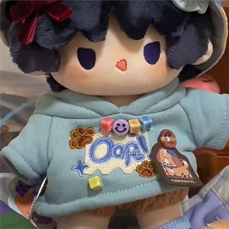 Anime genshin impact hình sang trọng scaramouche dress up doll với quần áo mèo sang trọng 7,9 inch đồ trang trí nhồi bông mềm và bộ sưu tập quà tặng cho người hâm mộ