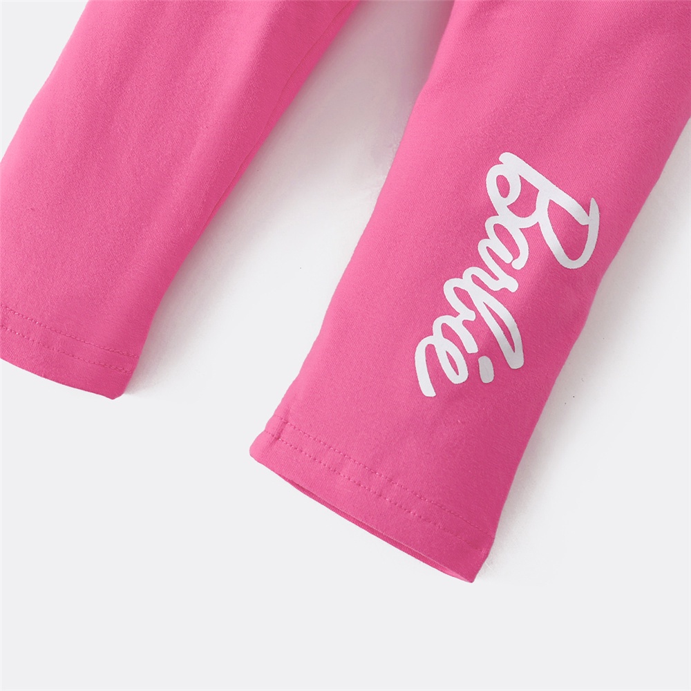 1-6years kids baby girl barbie bộ quần áo mẫu barbie in áo dài tay + váy pant mùa thu trang phục 2 cái đáng yêu