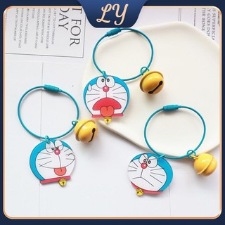 Móc chìa khoá ô tô Móc Khóa Dây Thép Acrylic Hình Doremon Đơn Giản móc khoá cute móc khoá cặp