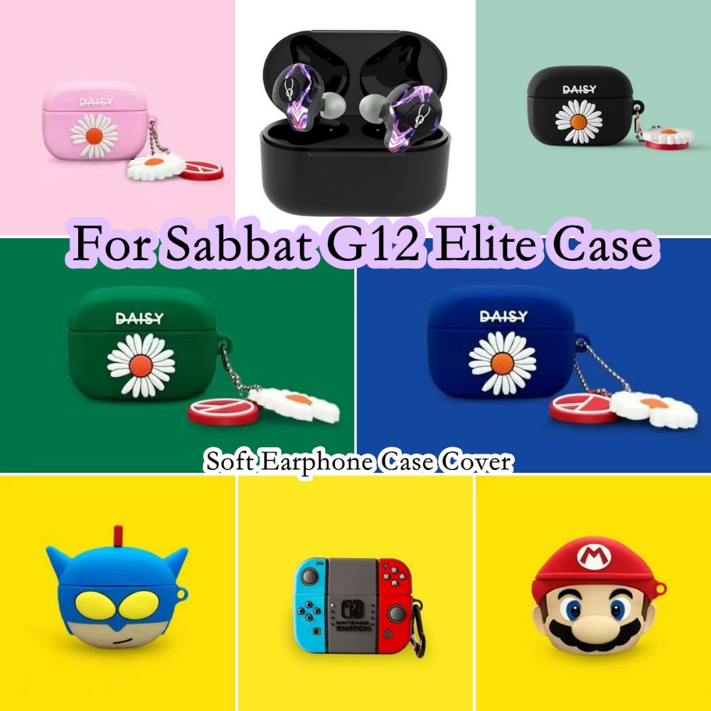 Hàng sẵn sàng! Đối với sabbat g12 elite case couple cartoon series dành cho sabbat g12 elite vỏ bọc tai nghe mềm