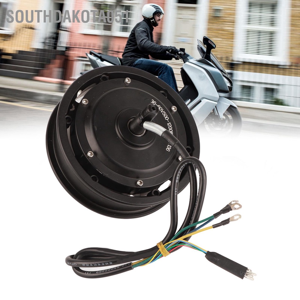 Động cơ trung tâm bánh xe 10in 36V‑60V 500W đến 1200W 75KM/H Phanh tang trống cho Xe máy điện xe địa hình