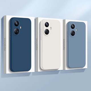 🔥🔥🔥  ốp lưng  realme 10 pro 10 pro + plus 4g 5g Ốp Điện Thoại trơn cạnh Vuông Mềm Chống Sốc 