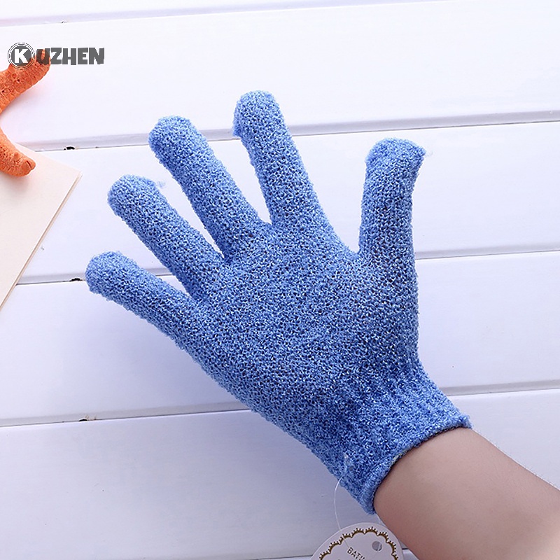Găng tay tắm KUZHEN massage chà rửa cơ thể tẩy da chết spa