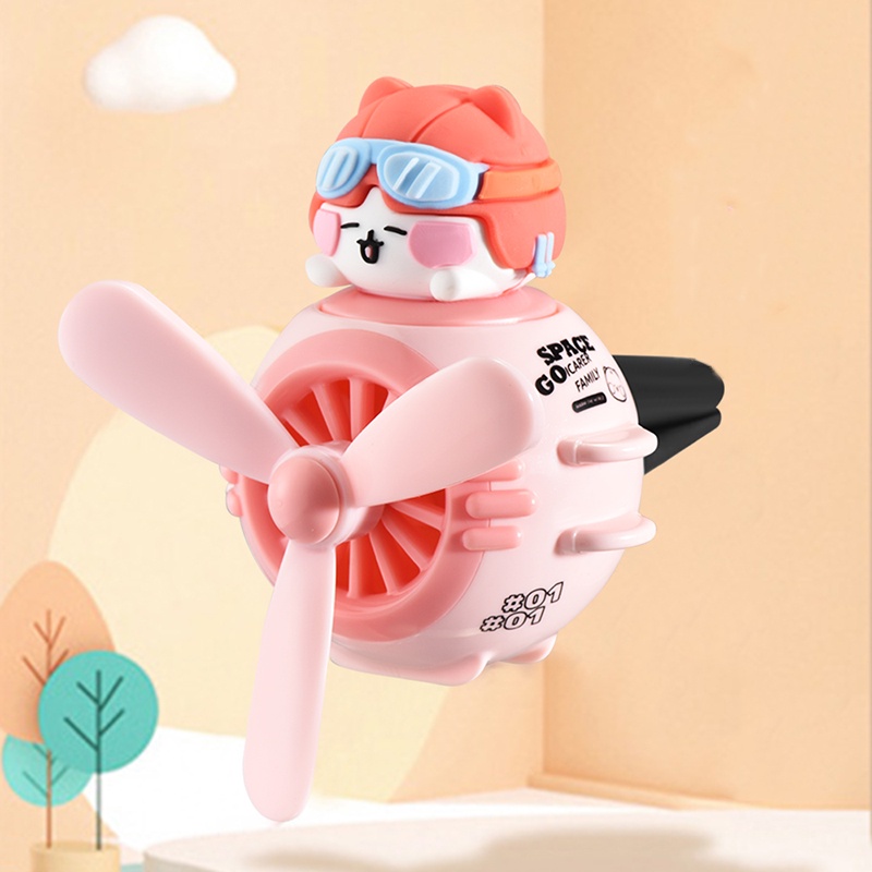 Sáp thơm nước hoa ô tô gấu kẹp cửa gió điều hòa quạt trang trí nội thất xe hương thơm cao cấp khử mùi - YKD